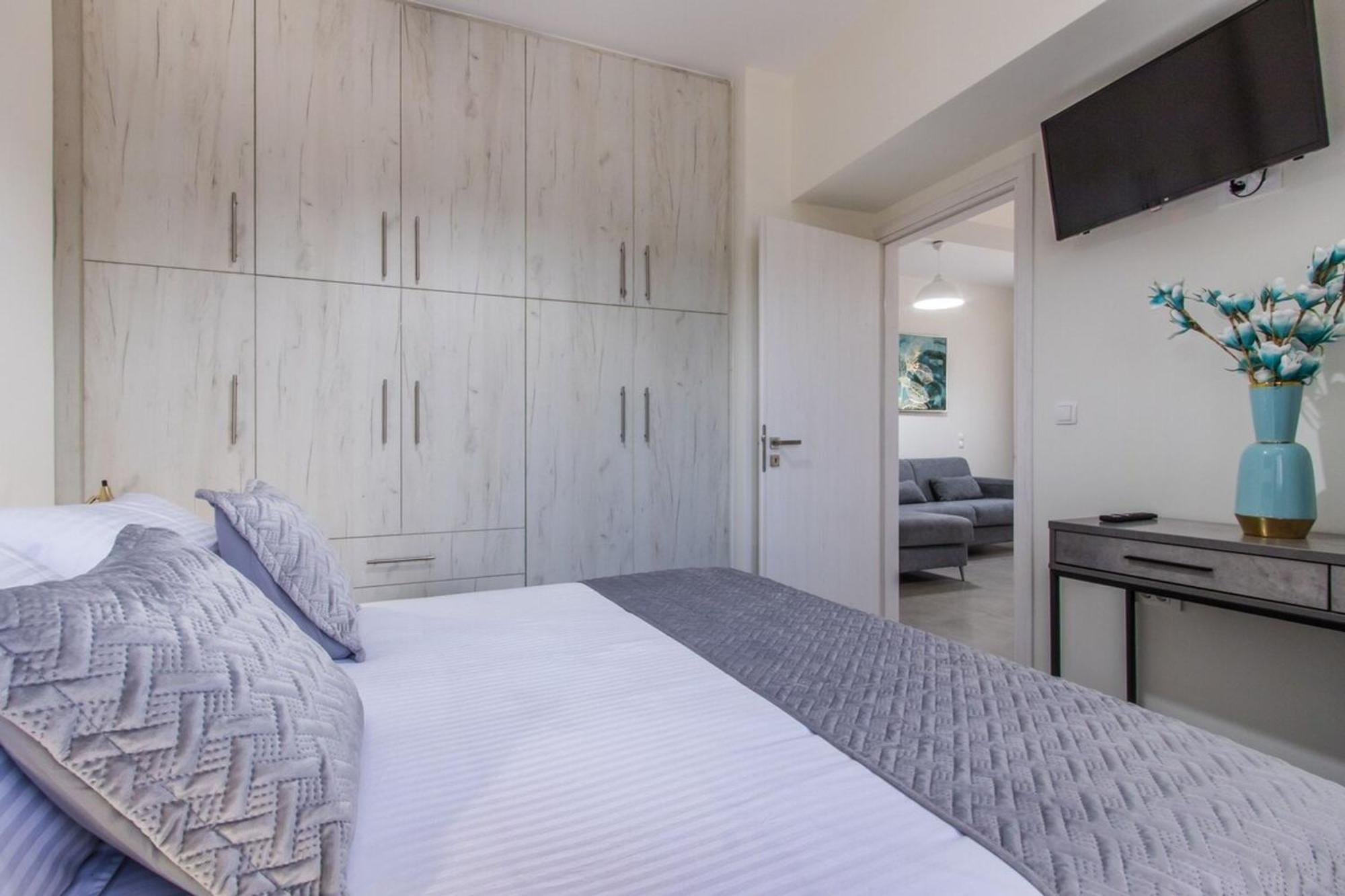 Luxury Katsoulakis Apartments In Countryside Alikianos Luaran gambar