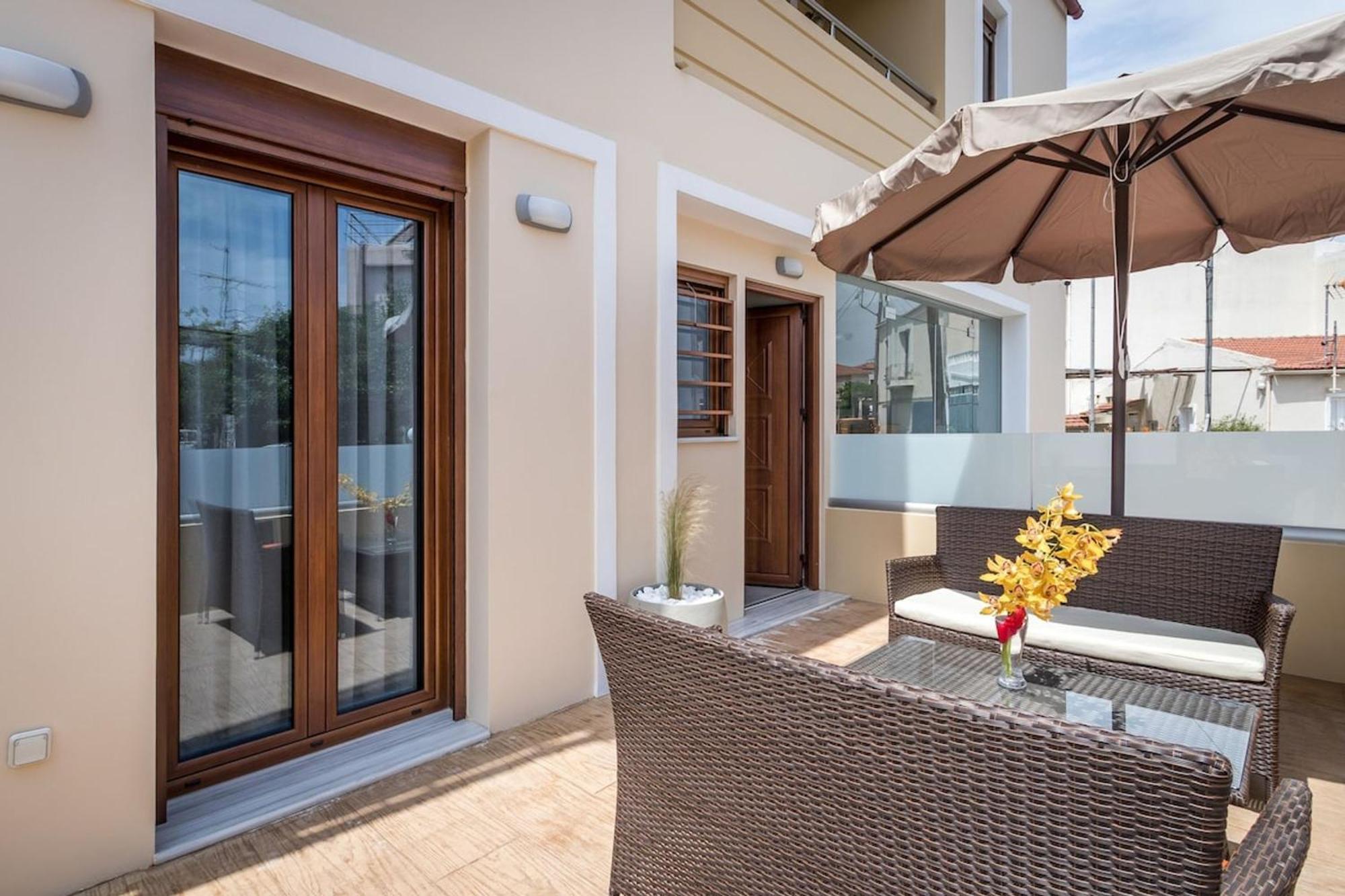 Luxury Katsoulakis Apartments In Countryside Alikianos Luaran gambar