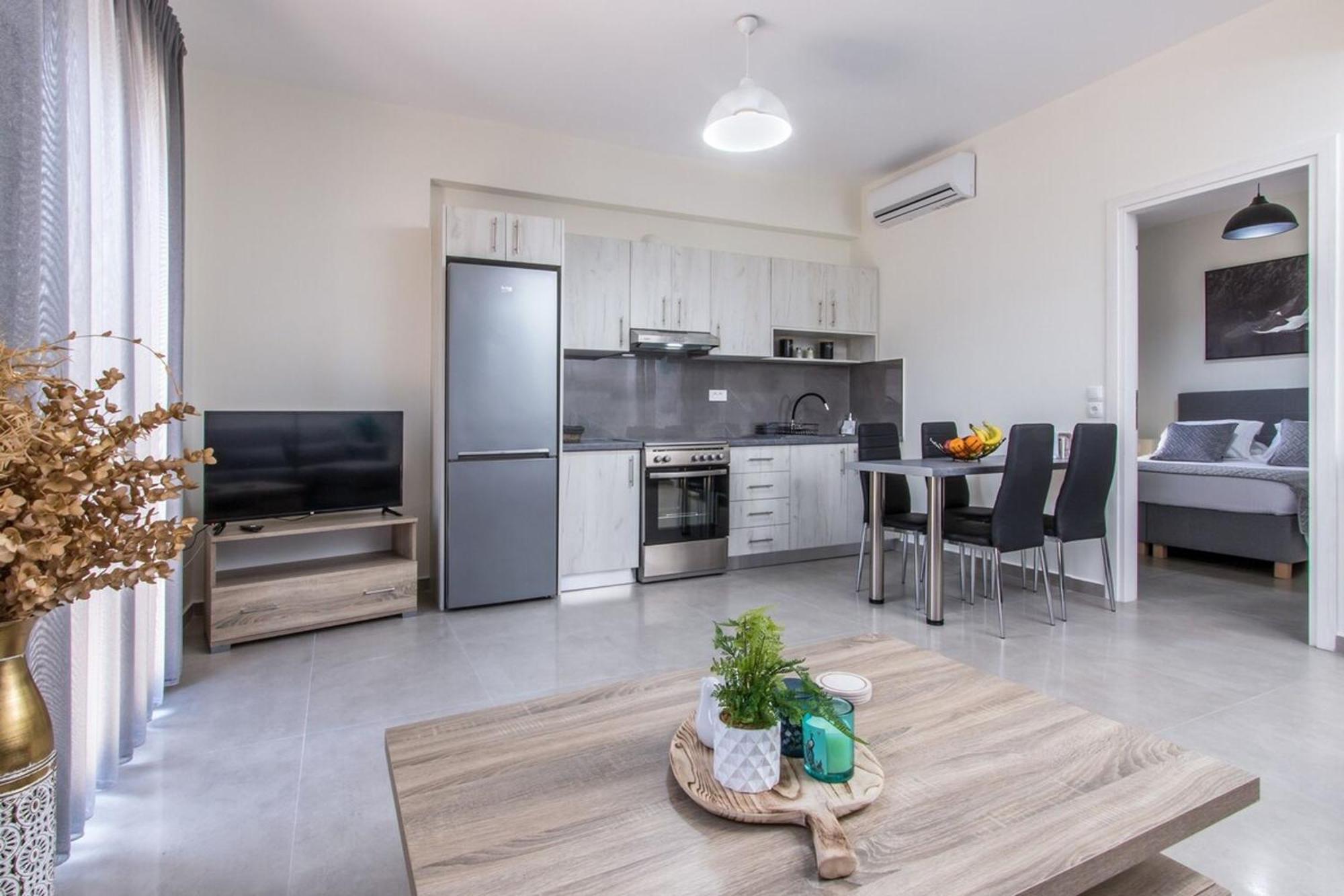 Luxury Katsoulakis Apartments In Countryside Alikianos Luaran gambar