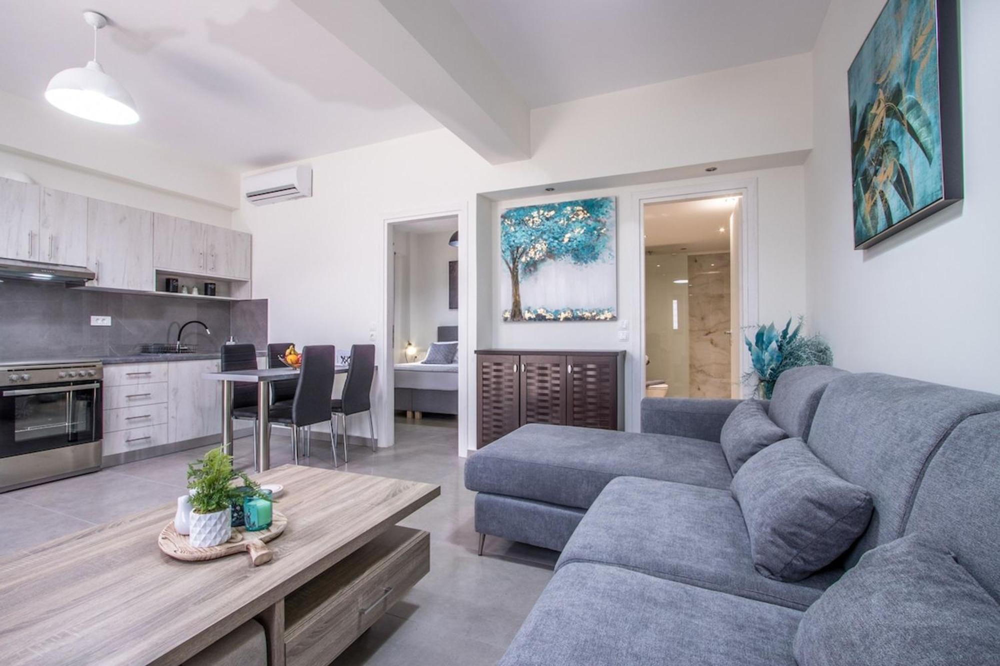 Luxury Katsoulakis Apartments In Countryside Alikianos Luaran gambar